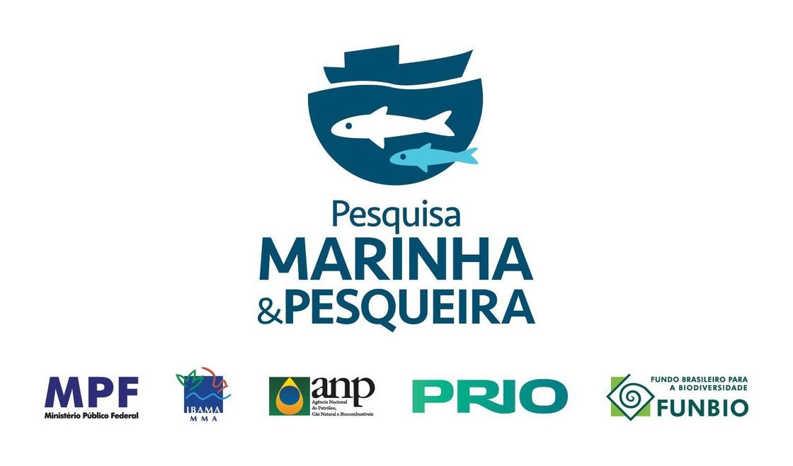 Marca Pesquisa Marinha e Pesqueira e instituições apoiadoras, conforme documento de referência